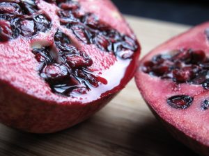 Chocolate mousse recipe - pomegranate