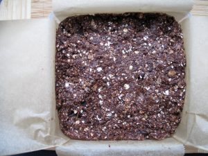 Frozen Chocolate Protein Bar Mixture